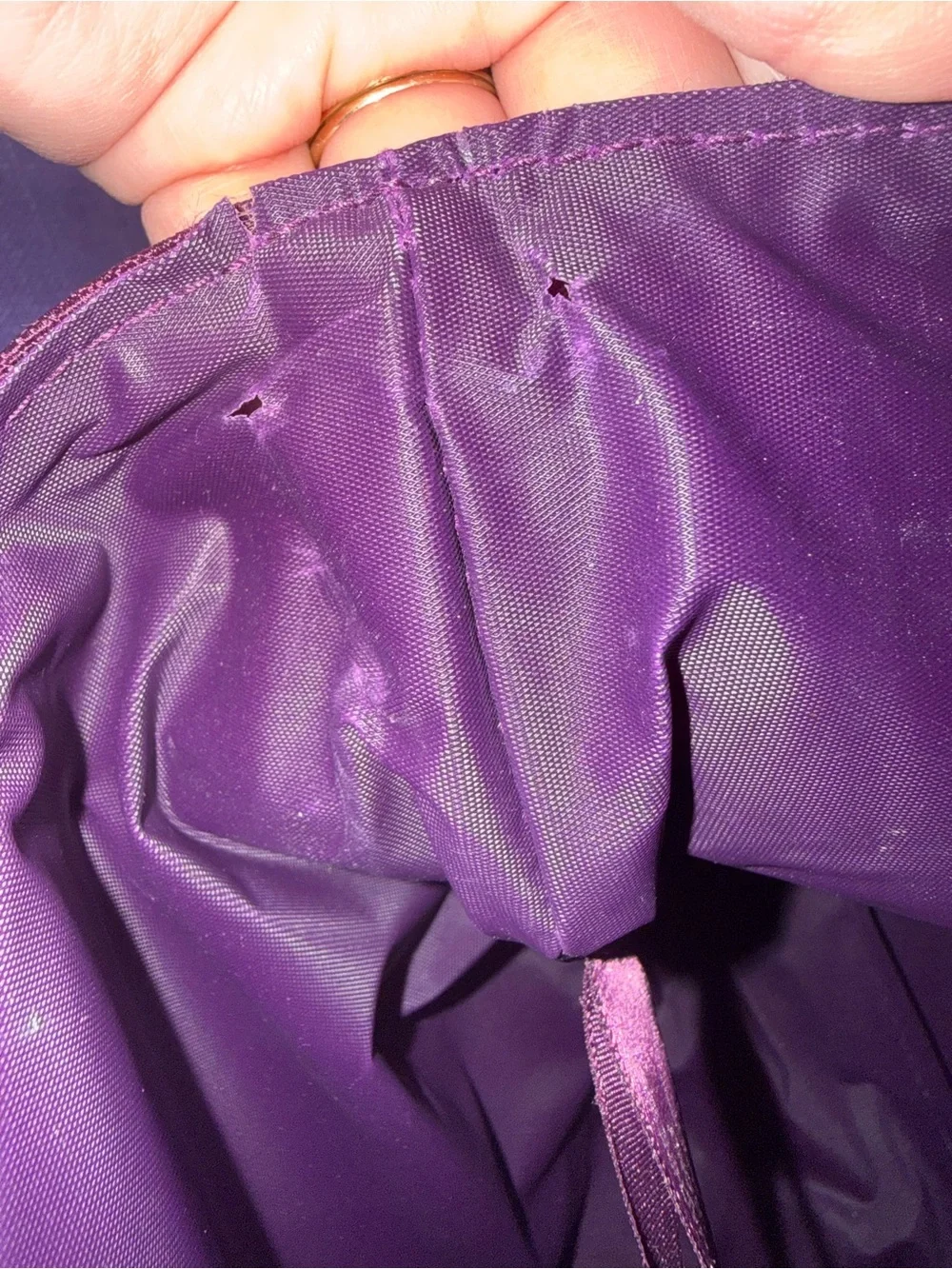 Estee Lauder Deep Purple Large Tote Weekender Overnight Travel Bag